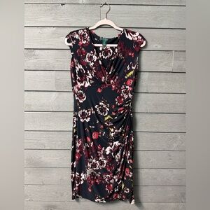 Ralph Lauren Black Label Pink Floral Dress Sz 6